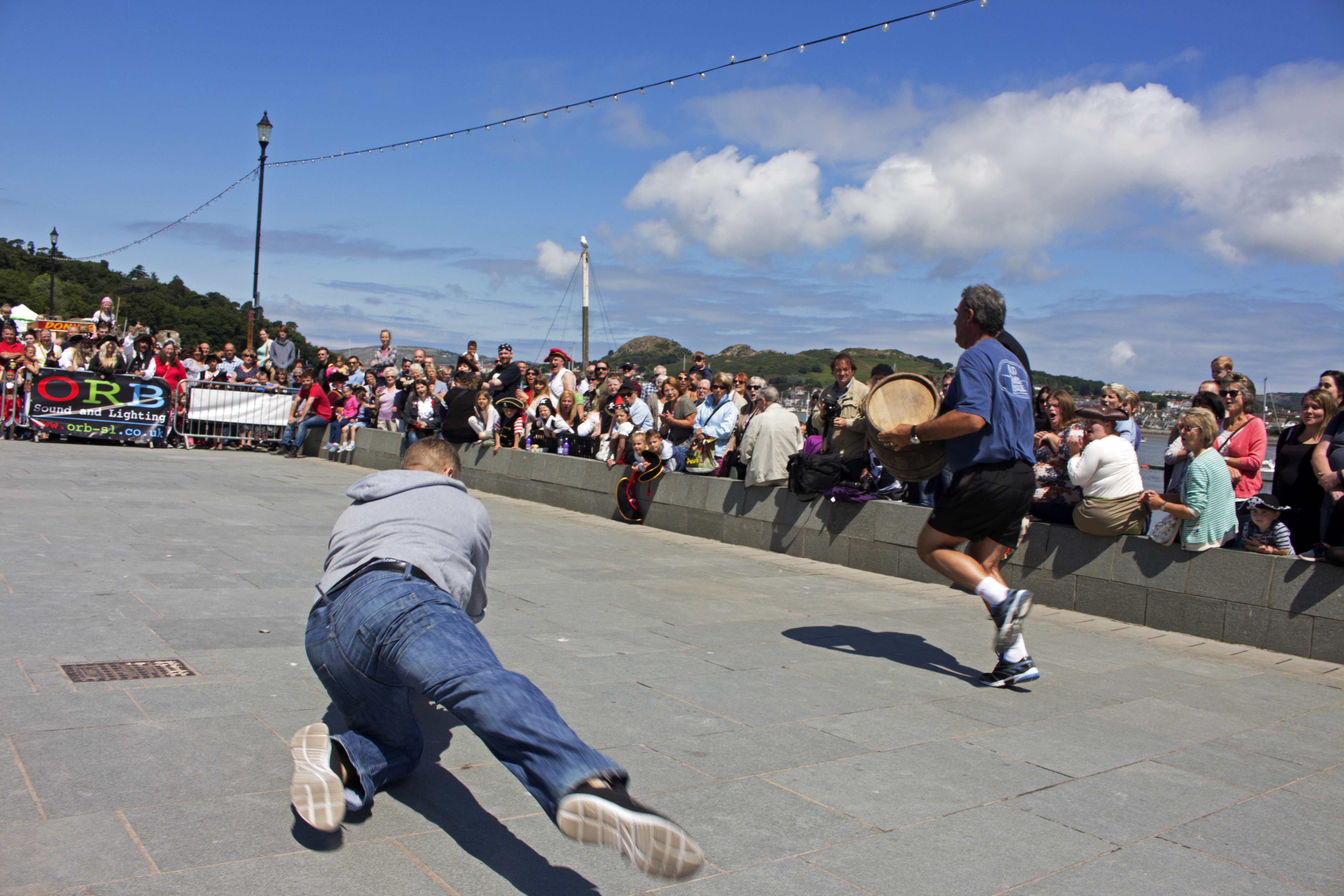 Conwy Pirate Weekend barrel race