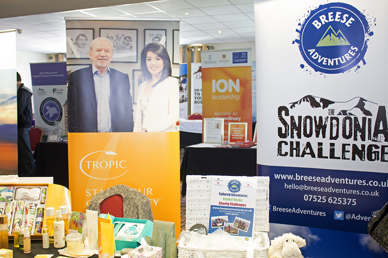Two businesses, Tropic and Snowdonia Challenge.